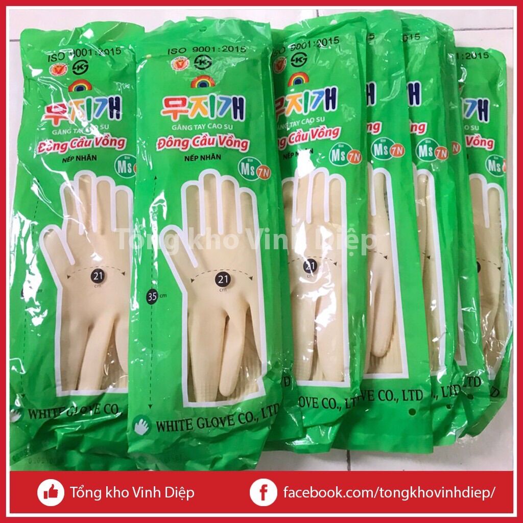 Găng tay cao su, găng tay rửa bát công nghệ Hàn Quốc