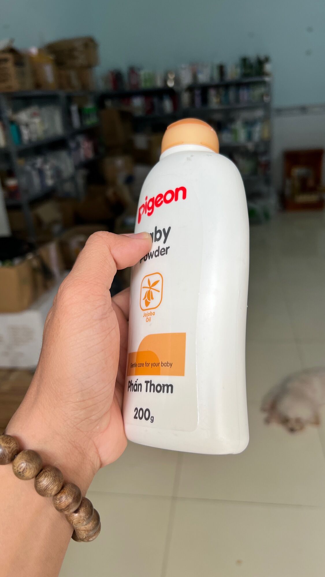 Phấn thơm em bé Pigeon 200g