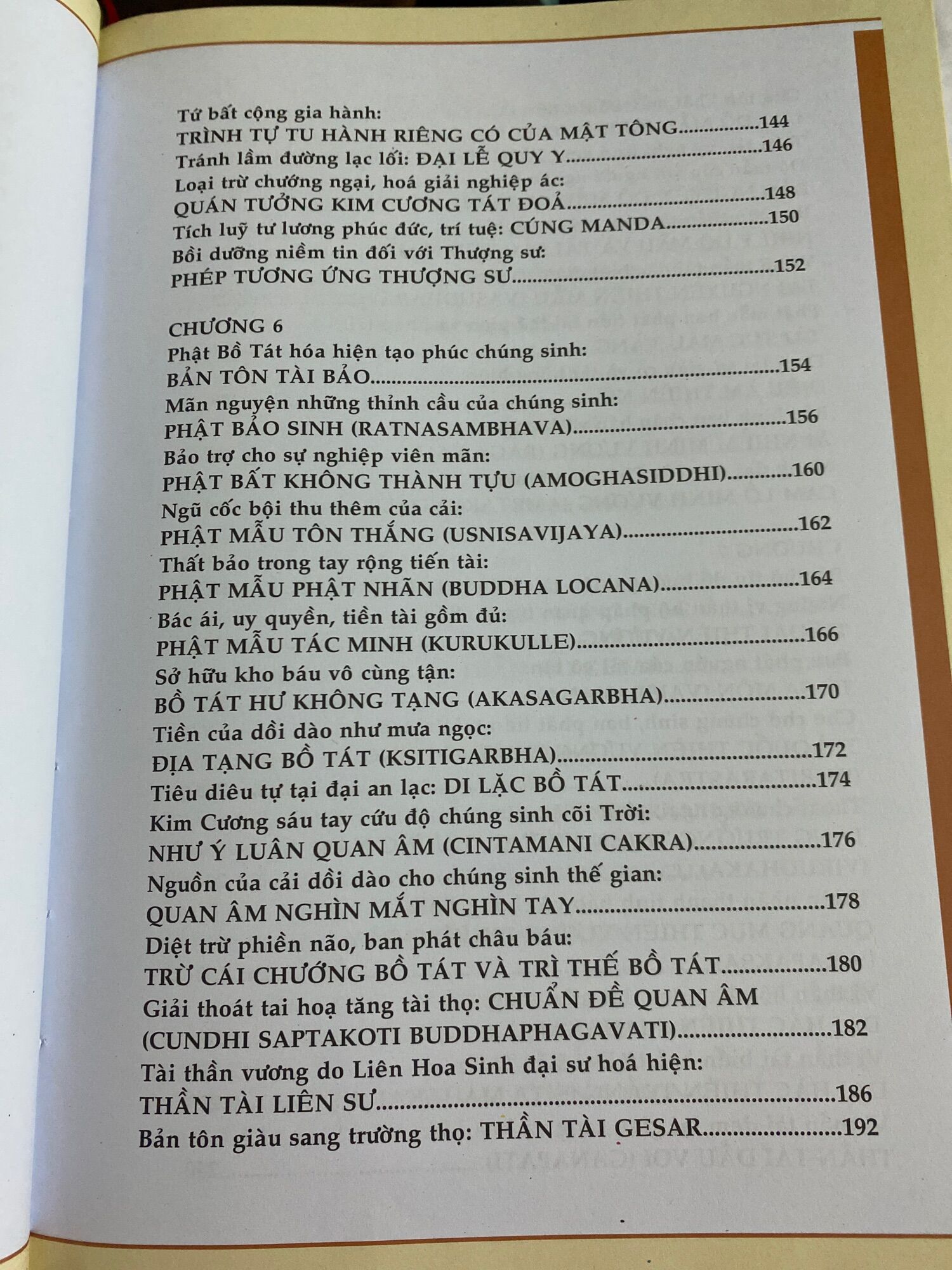 Phương pháp thờ thần tài mật tông