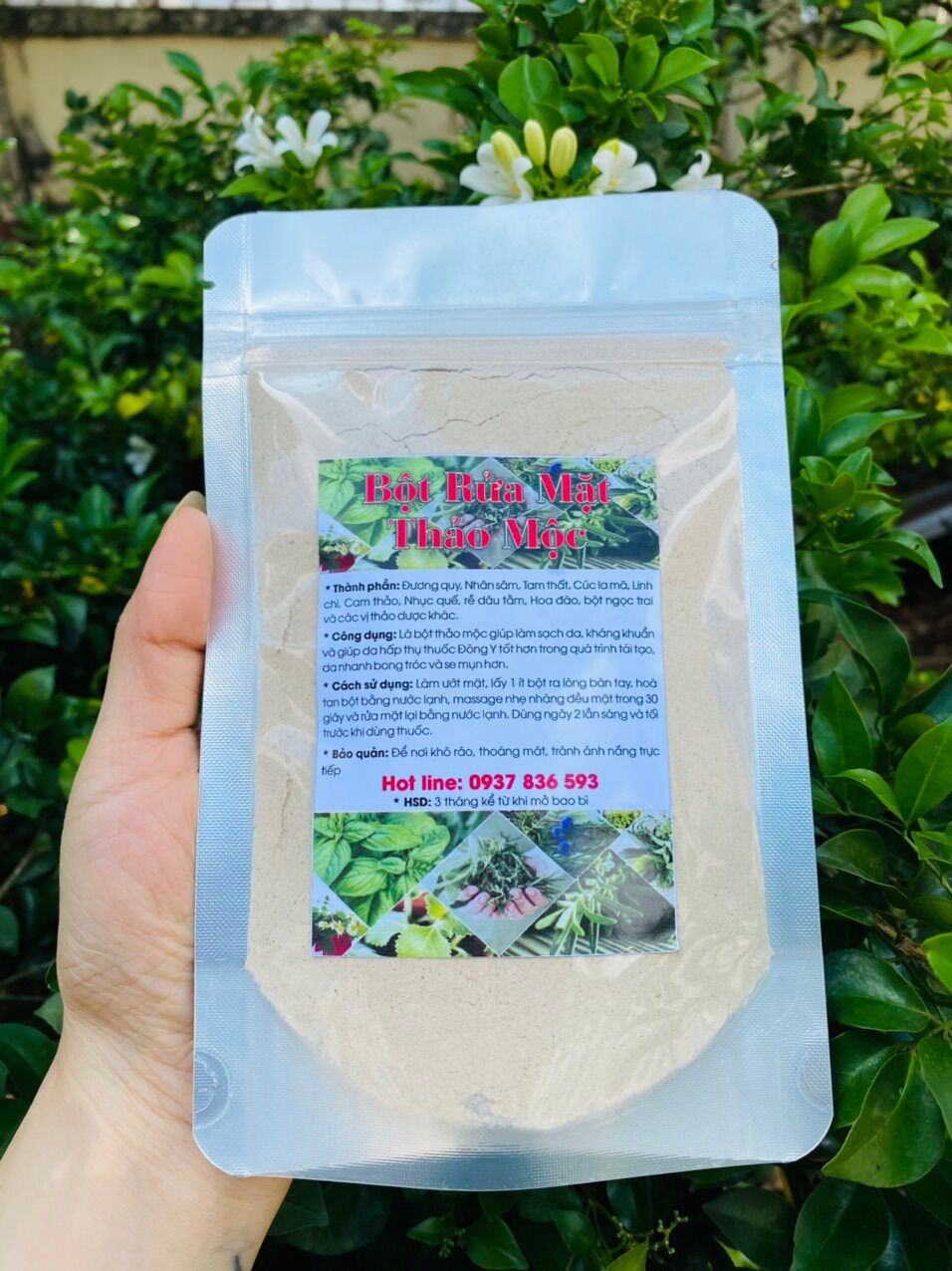 Bột rửa mặt thảo mộc