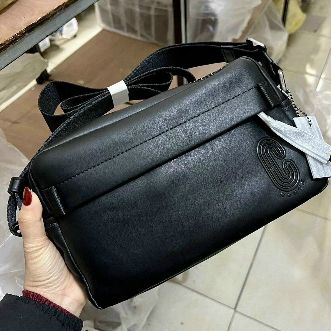 Túi
C0a**ch 2718 Men's Patch EDGE Zipper da thật xịn