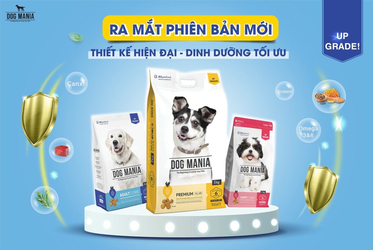Thức ăn hạt dog mania 5kg- cho chó