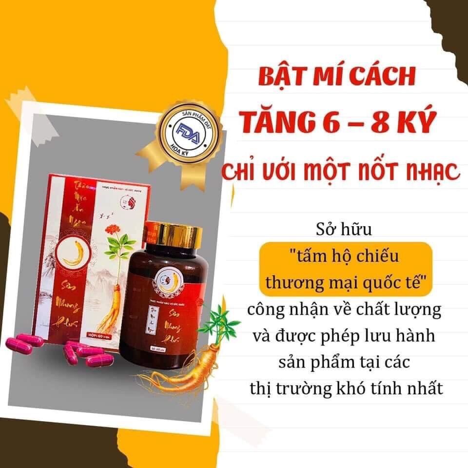 TĂNG CÂN SÂM NHUNG PLUS(60viên)