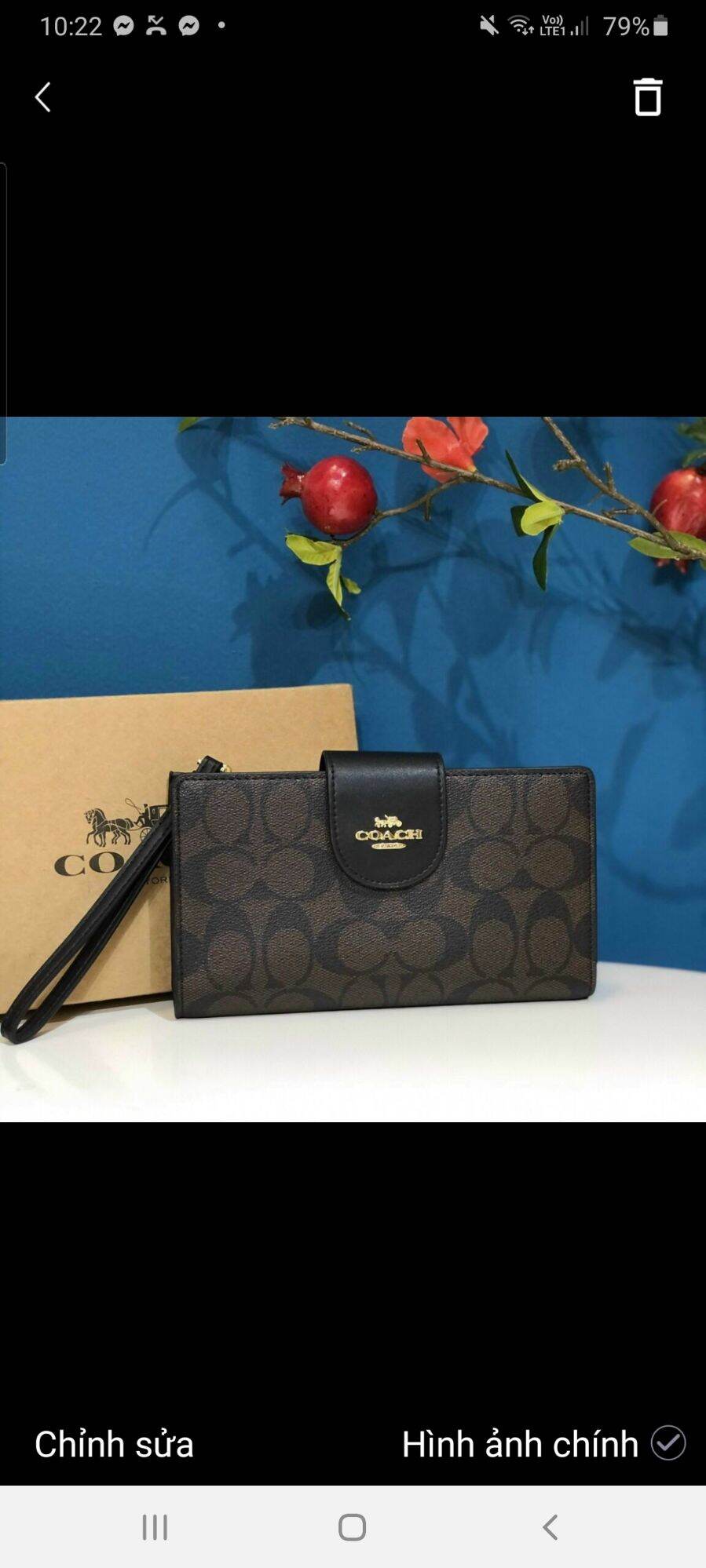 Ví COA*CH TECH PHONE WALLET da thật chuẩn xịn xò