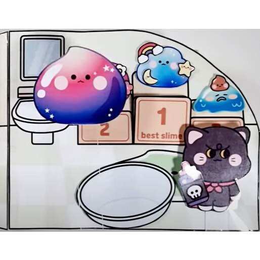 Squishy búp bê giấy Của Hàng Cream
