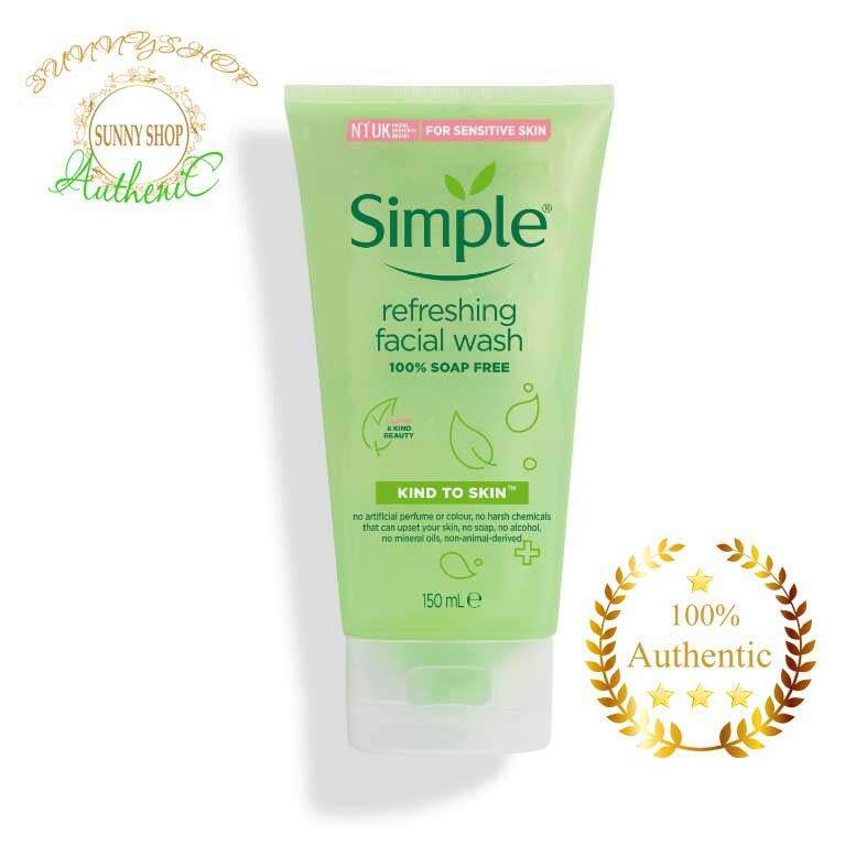 Sữa Rửa Mặt Simple Gel Kind To Skin 150Ml