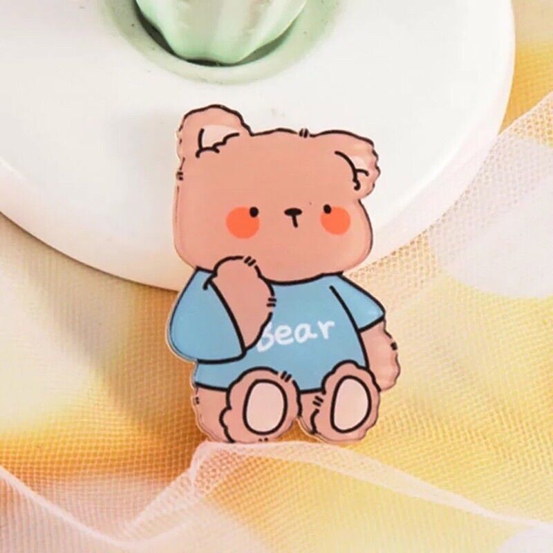 Sticker ghim cài trang trí balo, túi xách, …