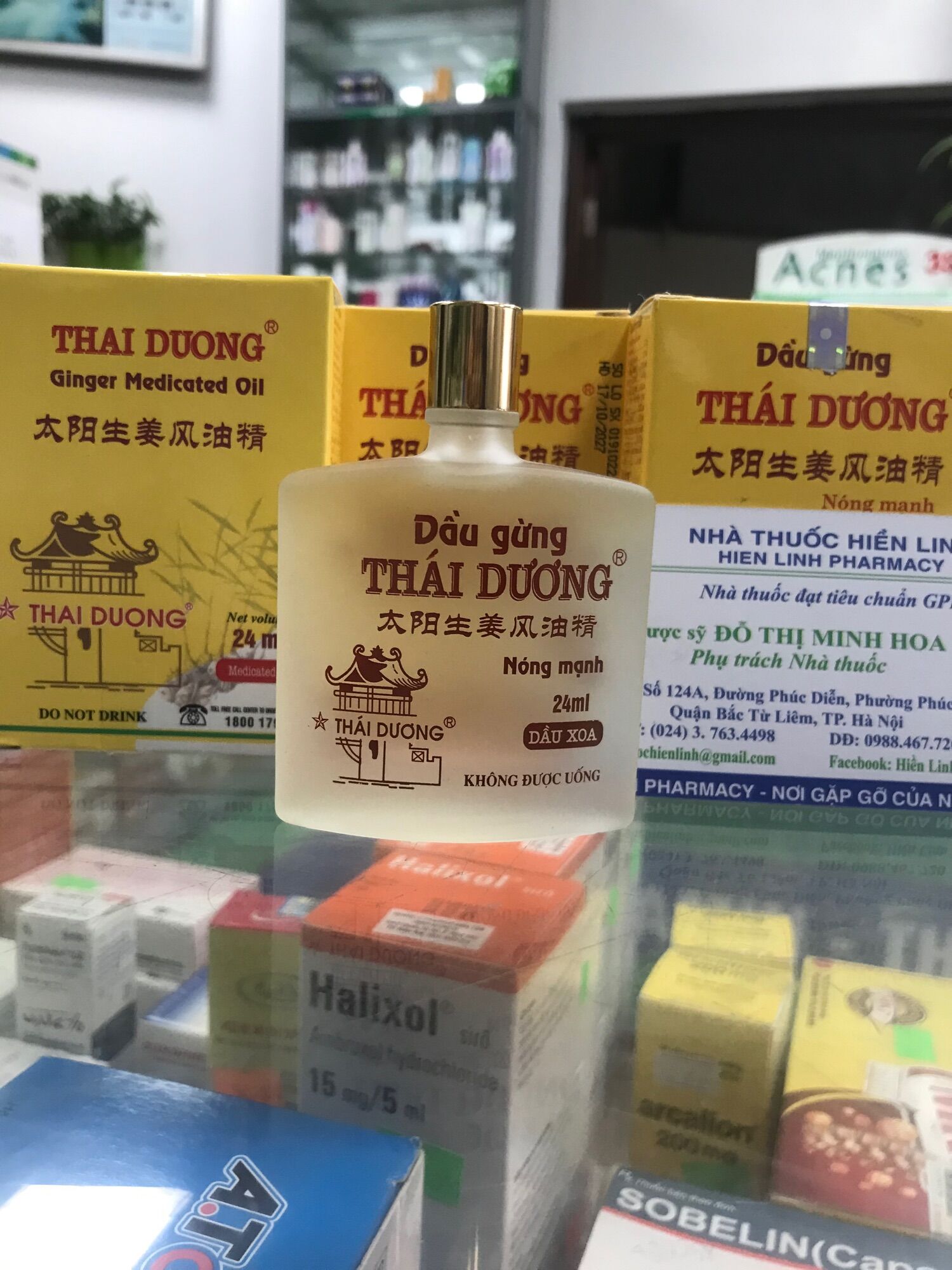 Dầu gừng thái dương 24ml