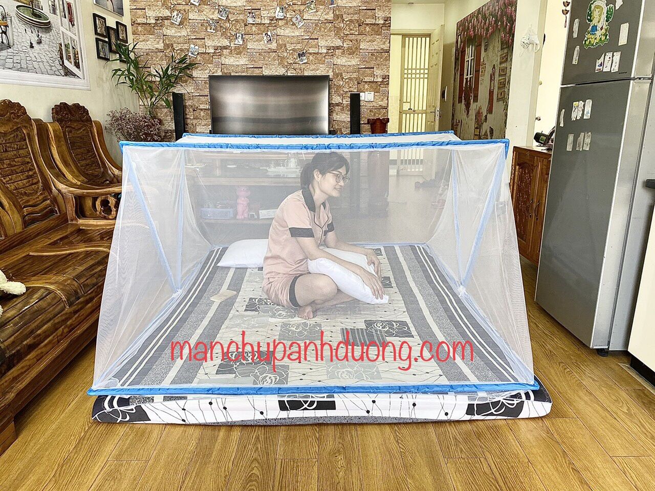 Màn xếp thông minh 5s ánh dương 1m6x2m