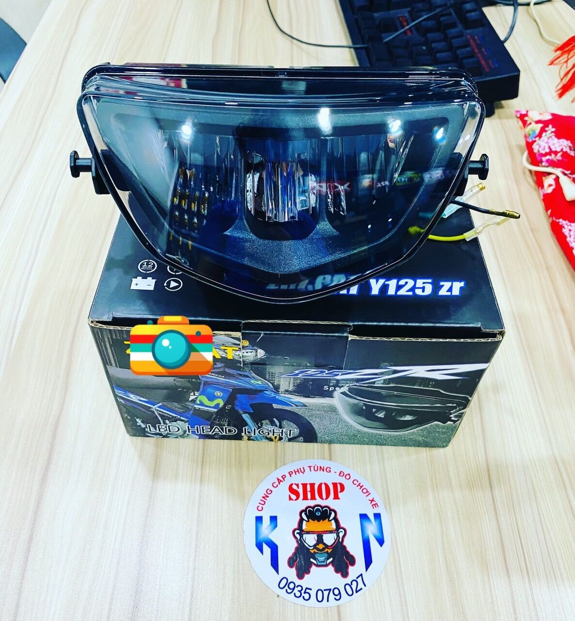 Pha đèn trước yaz 2 tầng led siêu sáng