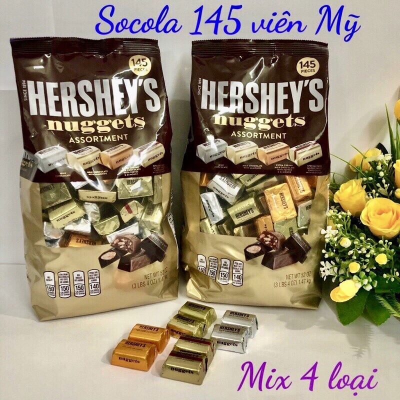 [HSD 03/2025) CHOCOLATE HERSHEY NUGGETS ASSORTMENT 1.47kg