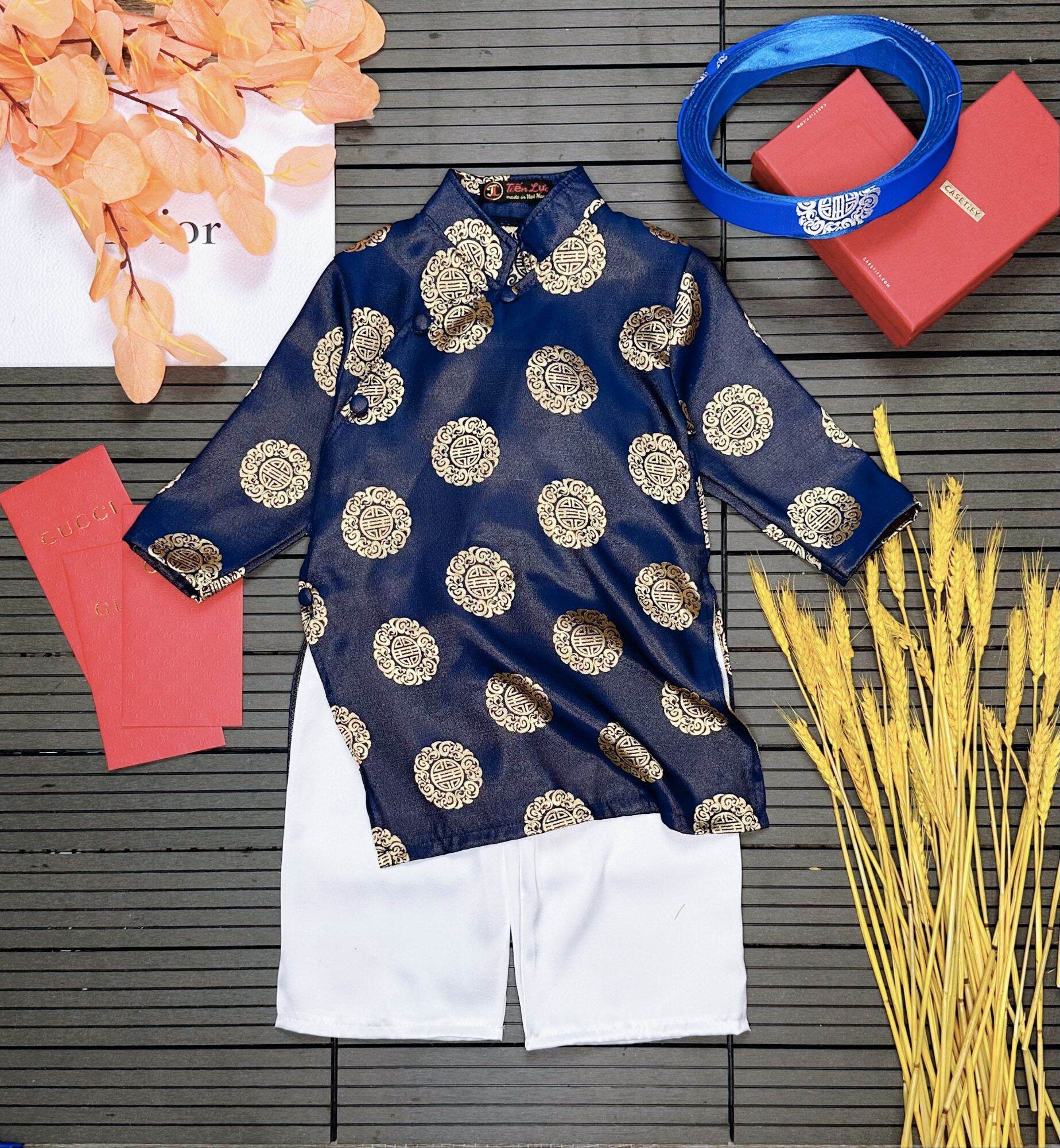 Sét áo dài +quần truyền thống bé trai