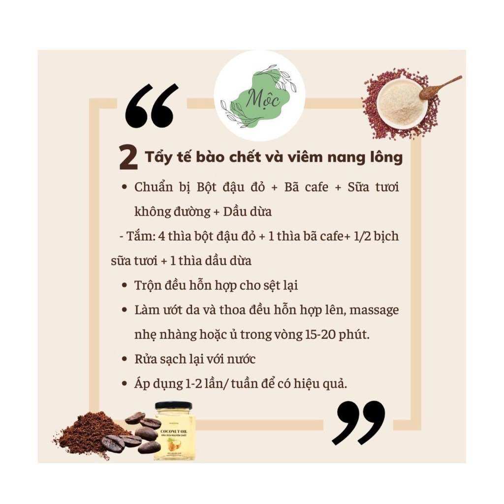 Bột đậu đỏ 100gr nguyên chất mịn, thơm