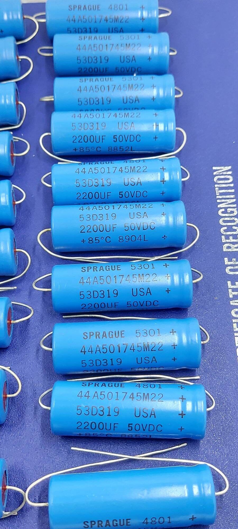 Tụ Sprague 2200uf/50V USA (NOS NIB)