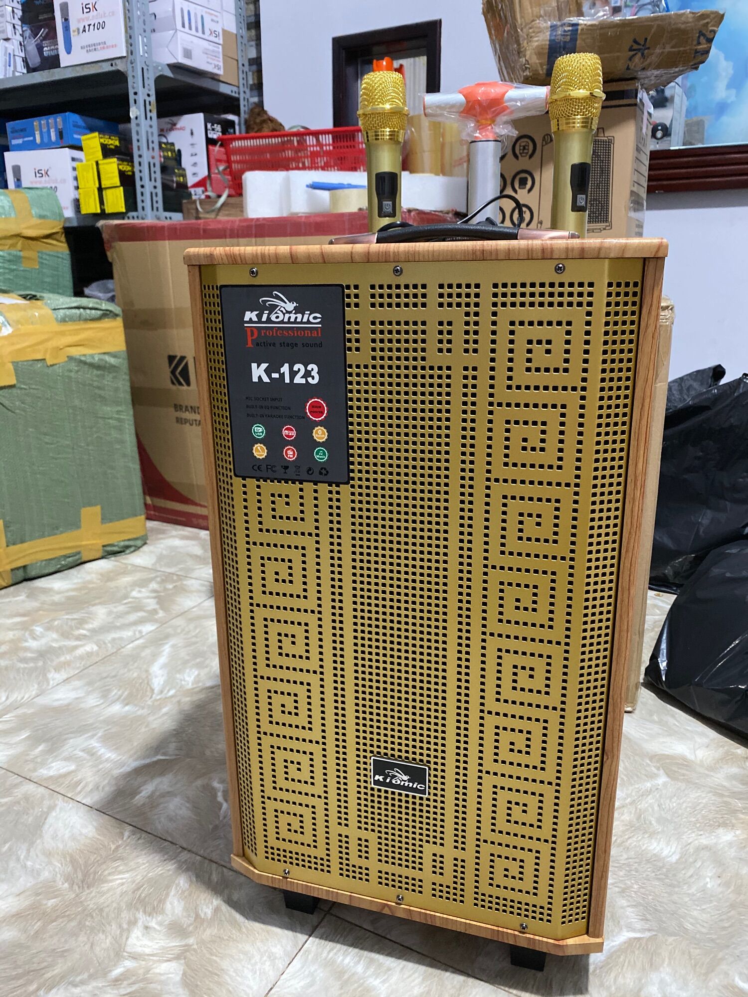 Loa kéo k123 3 tấc pro