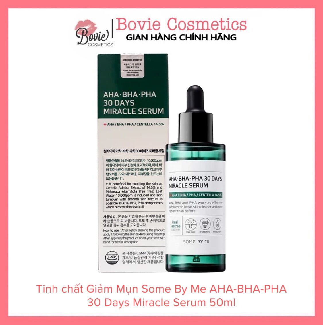 Tinh chất giảm mụn some by me aha-bha-pha 30 days miracle serum 50ml