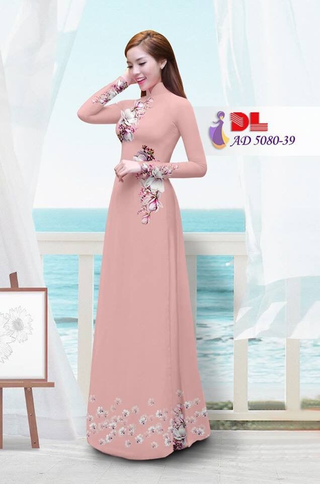 [HCM]Vải áo dài in hoa