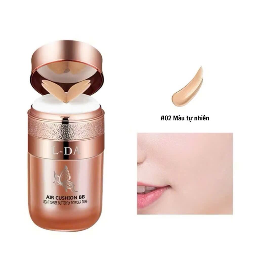 HÀNG NK -1 HỘP Phấn Nước LDA Air Cushion BB Kiềm Dầu, Che Phủ Mịn Màng, Se Khít Lỗ Chân Lông 30ml