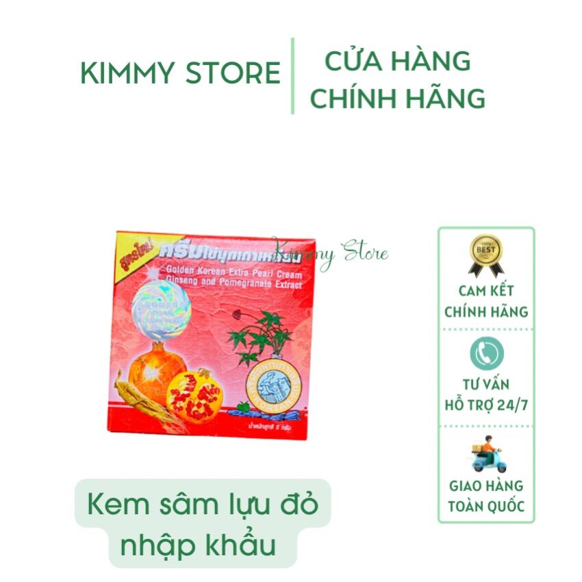 Lẻ hộp kem sâm hồng thái lan 5g