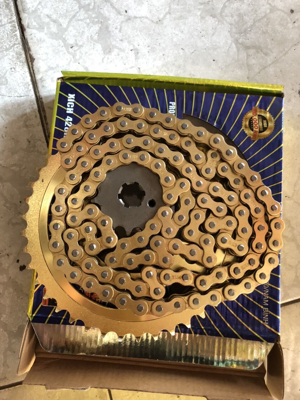 Nhông sên dĩa nb/citoito cho exciter 150 14t-42t-122l
