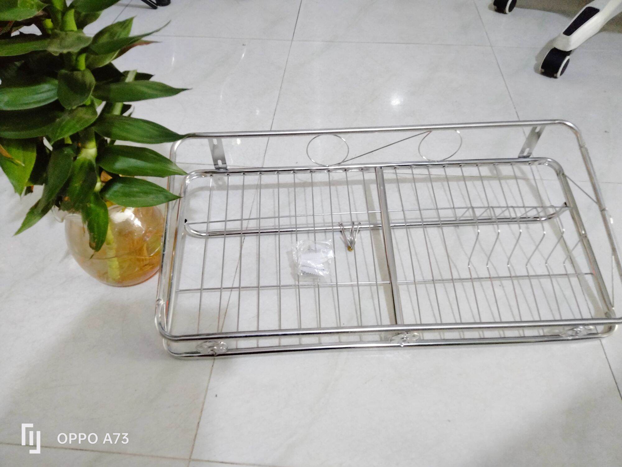 [HCM]Kệ chén inox 1 tầng KT 30*60