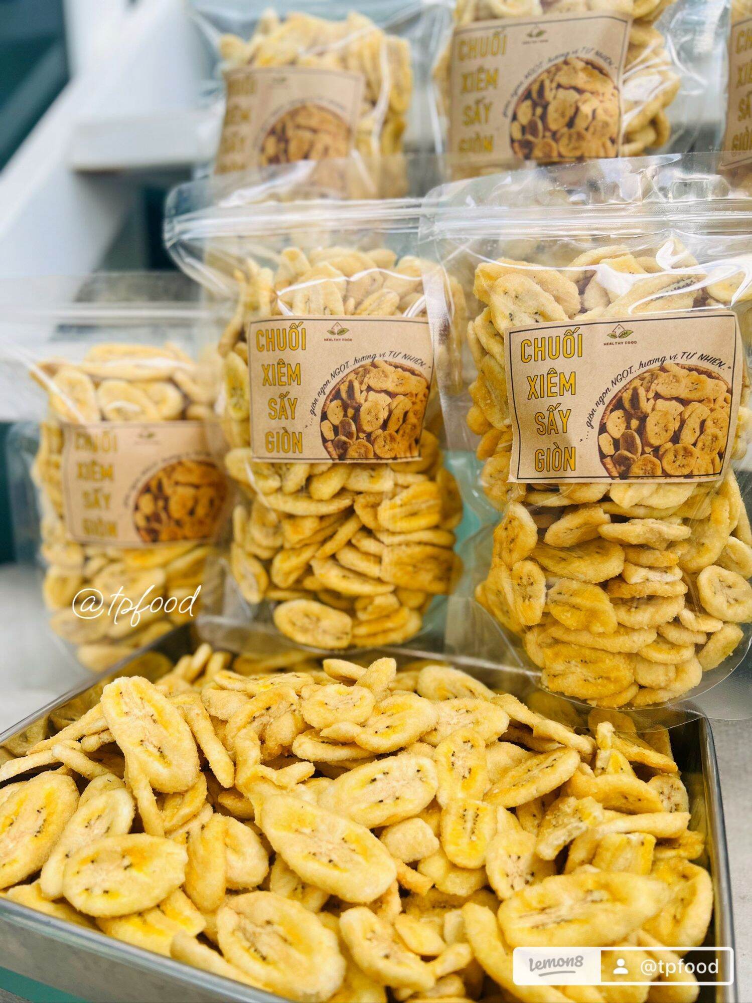 Chuối xiêm sấy giòn 500g