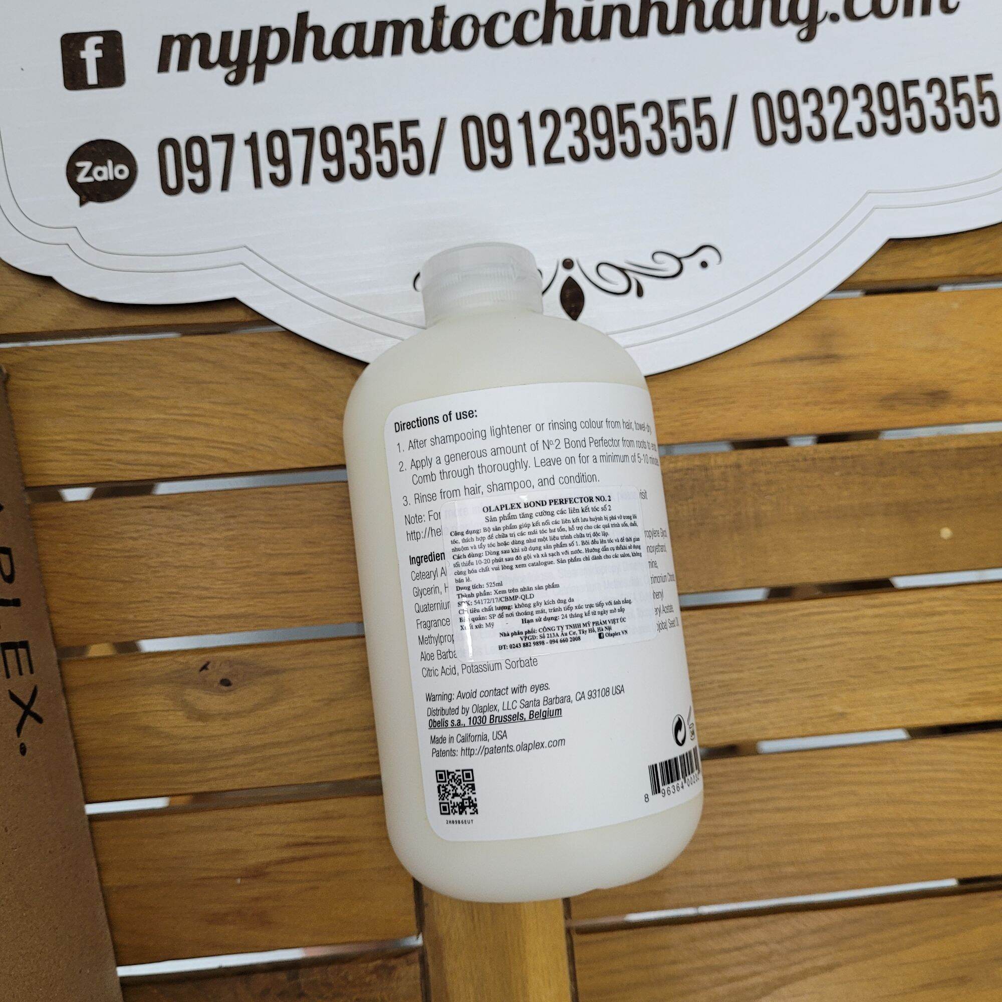 KEM PHỤC HỒI TÓC OLAPLEX SỐ 2 BOND PERFECT 525ML