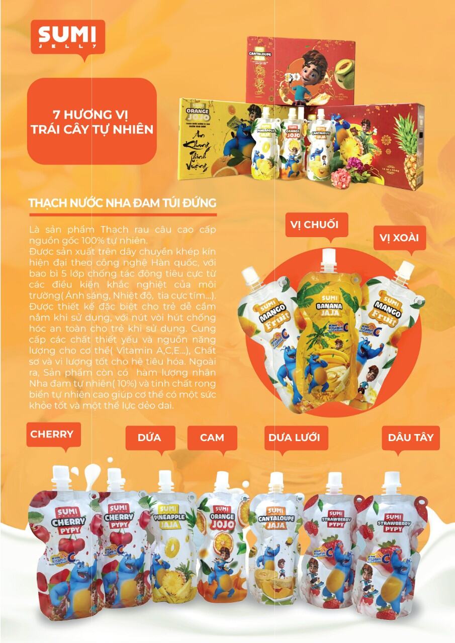 THẠCH NHA ĐAM HƯƠNG VỊ TRÁI CÂY CHỐNG HÓC
