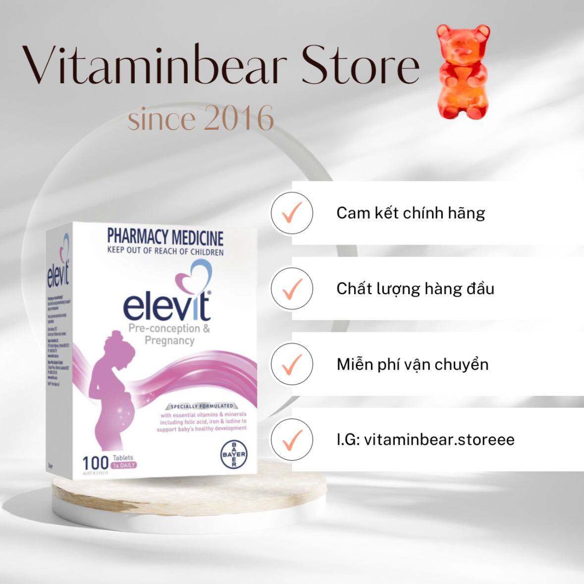 Vitamin tổng hợp cho bà bầu Elevit