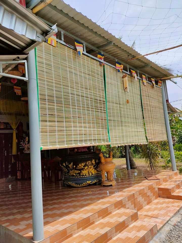 Mành che nắng mưa 1,2x1,9 mét, che hiên nhà