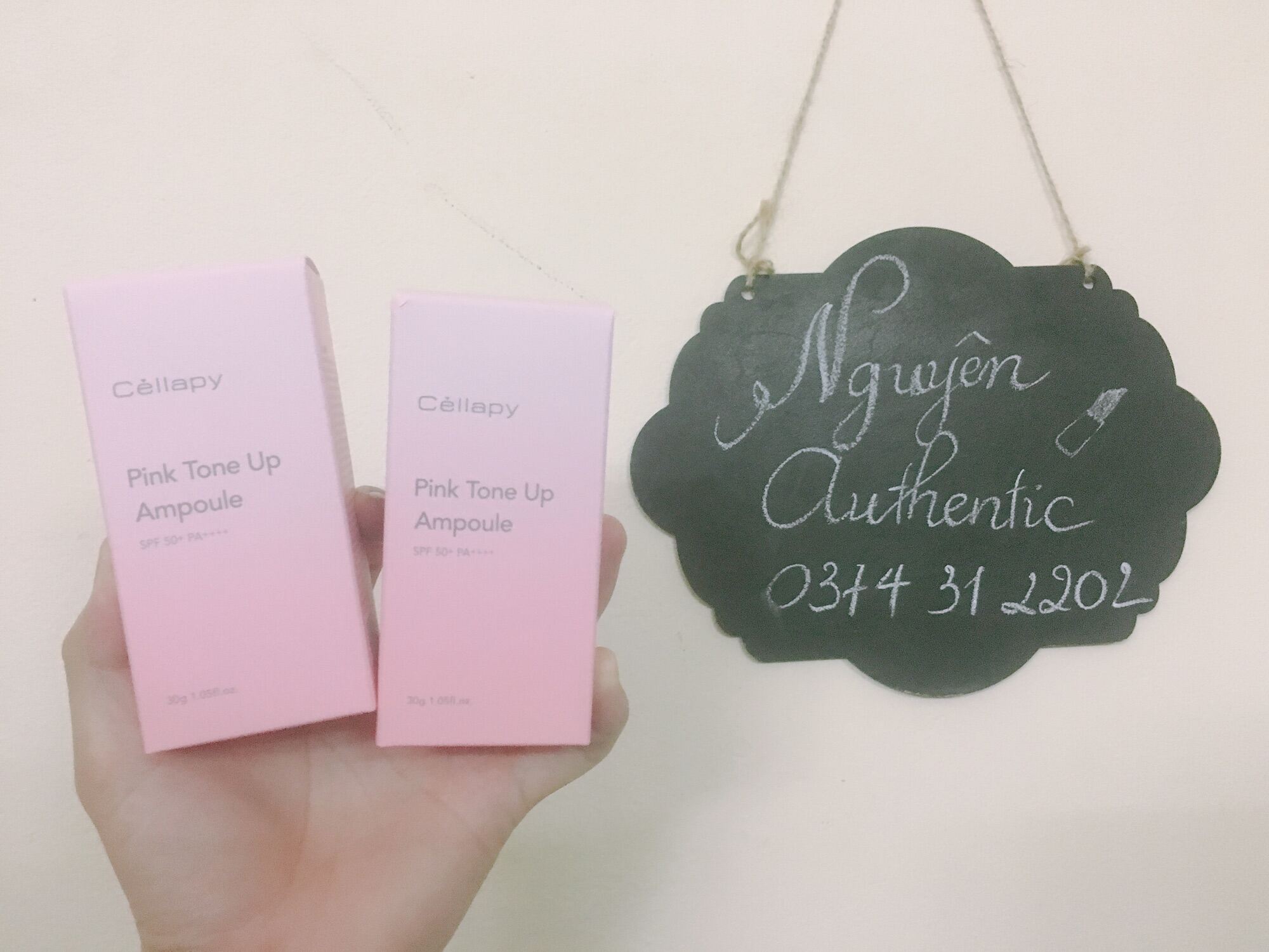 [Mẫu Mới - Có Sẵn] Tinh Chất Dưỡng Trắng Cellapy Pink Tone Up Ampoule