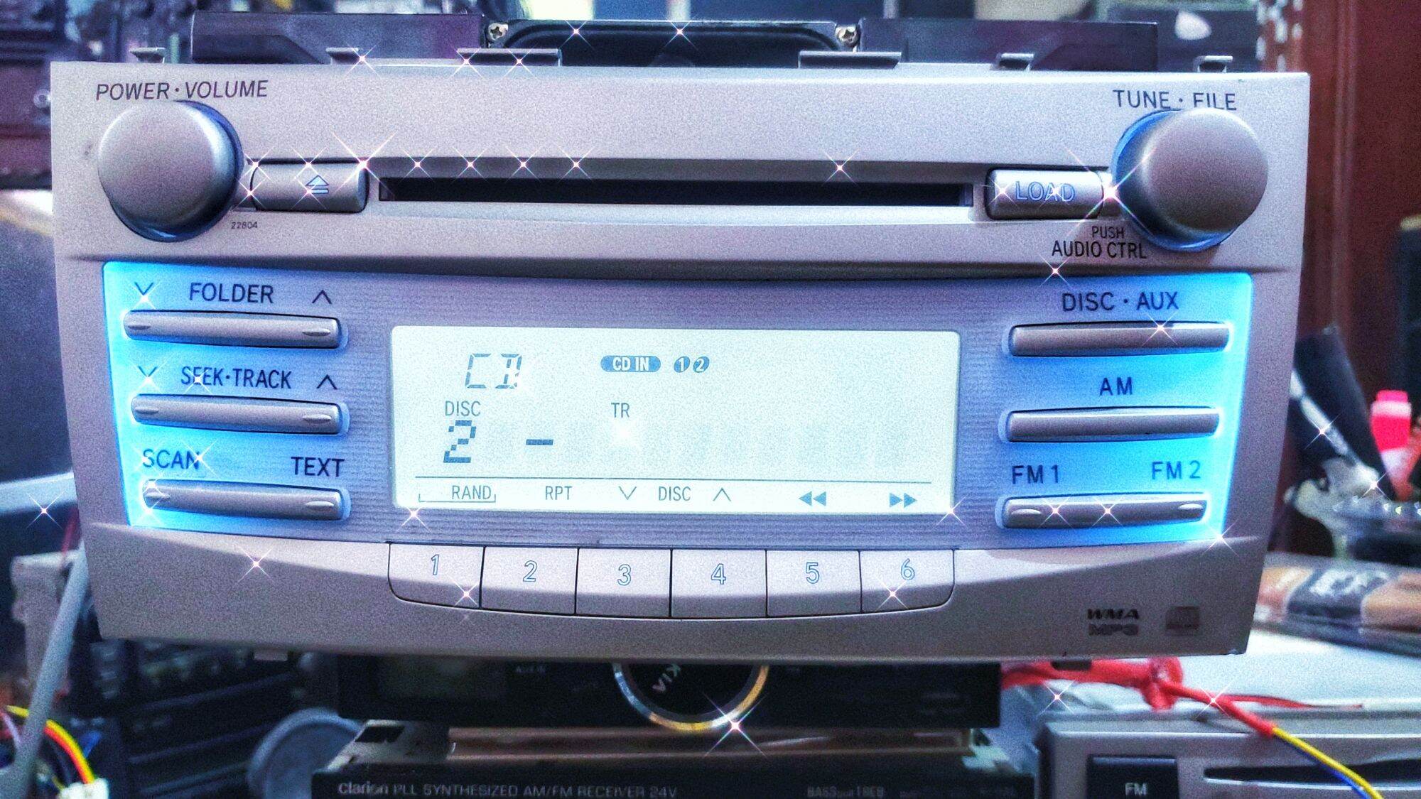 Đầu cd camry made in thailand 6 disk giành cho ô tô .