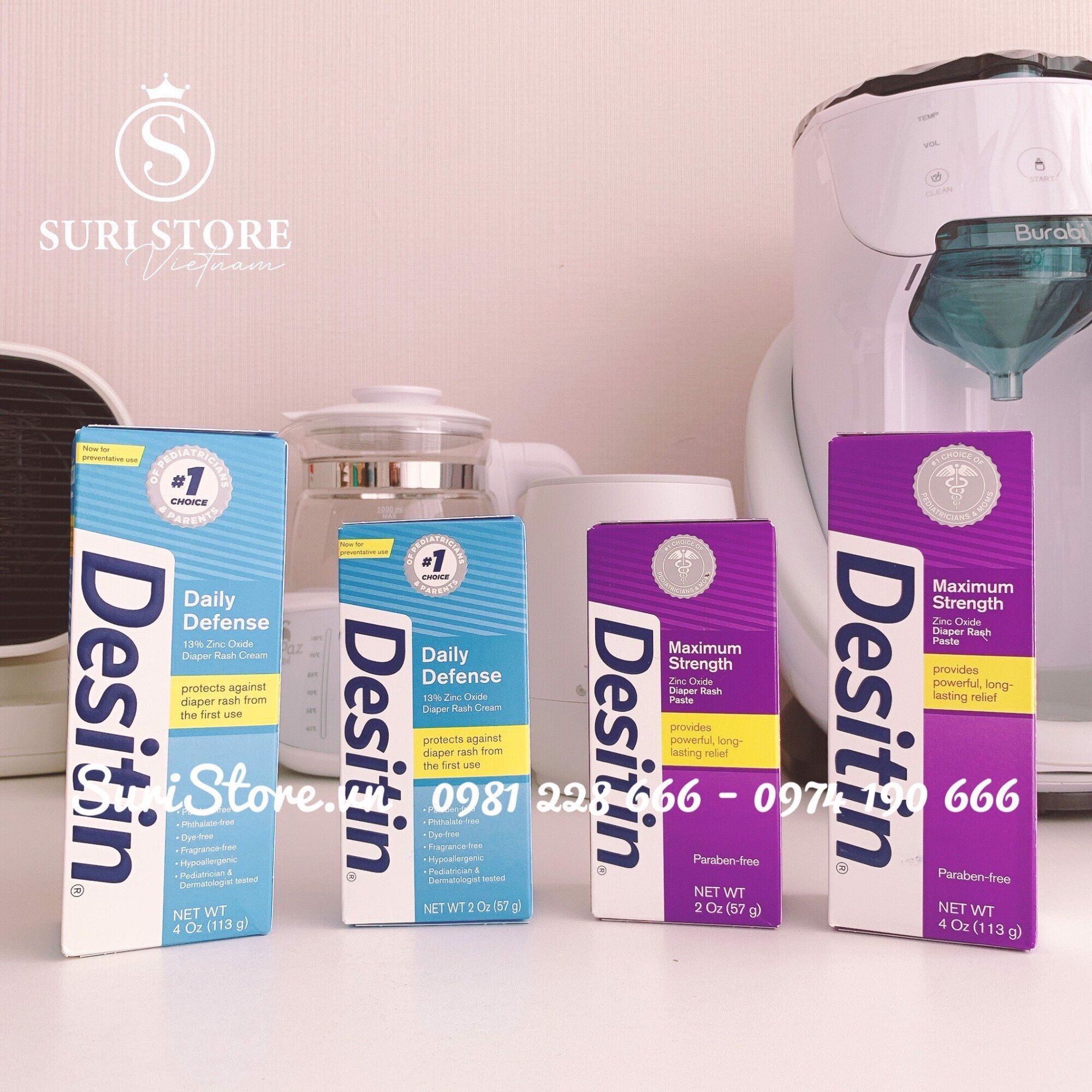 Kem hăm desitin tím mỹ 113g