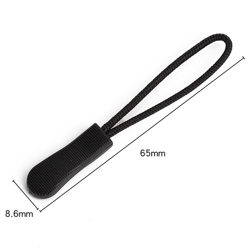 Phụ kiện đầu khóa kéo nylon số 5 mặt dây chuyền móc khóa kéo có thể tháo rời ba lô dây khóa kéo quần áo dây khóa kéo đầu khóa kéo dây đuôi