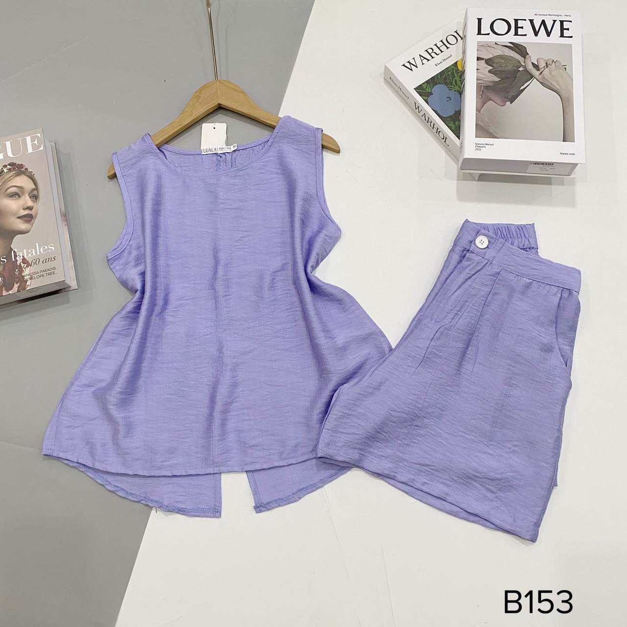 [freeship] có size 40-70kg Bộ đũi nữ bộ đùi áo sát nách xinh set bộ đũi đi biển áo sát nách quần ngắ