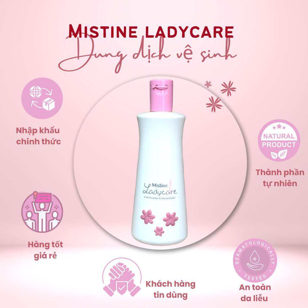 HCMDung dịch vệ sinh phụ nữ MISTINE LADY CARE INTIMATE -200ML