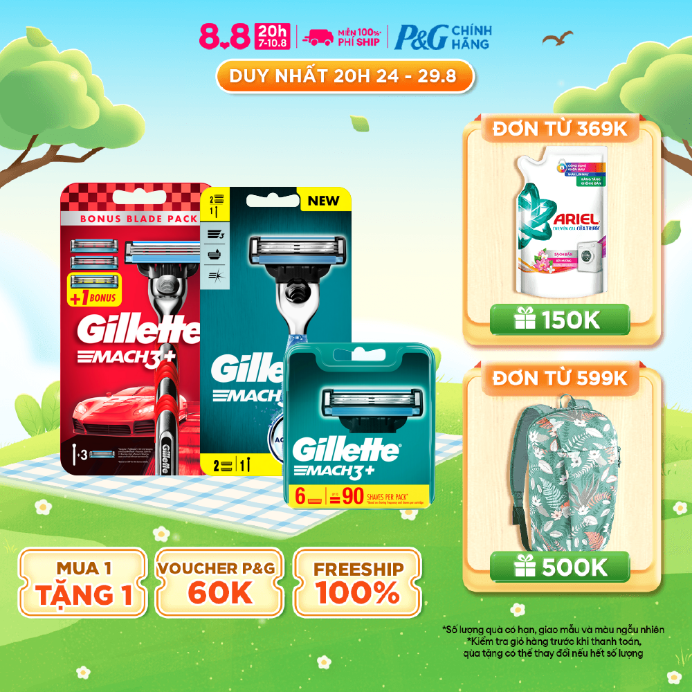 Dao cạo nam gillette mach3+
