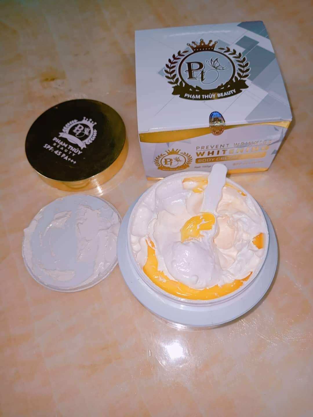 Kem body cốt luxury siêu trắng spf45+