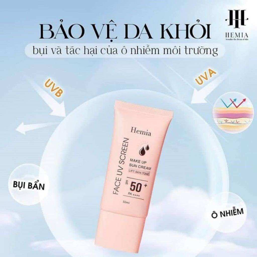 kem chống nắng HEMIA chính hãng