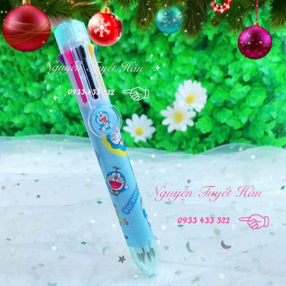 Bút bi 8 màu mực HELLO KITTY PR