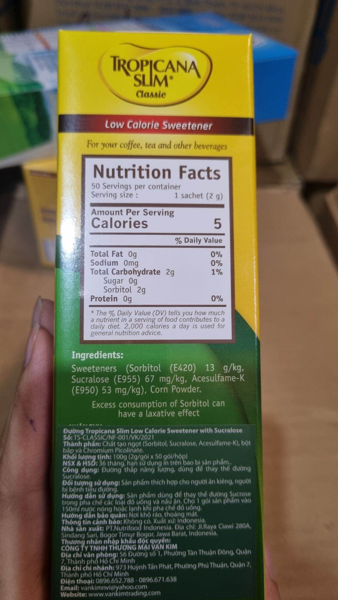 Đường bắp ăn Kiêng Tropicana Slim 100g