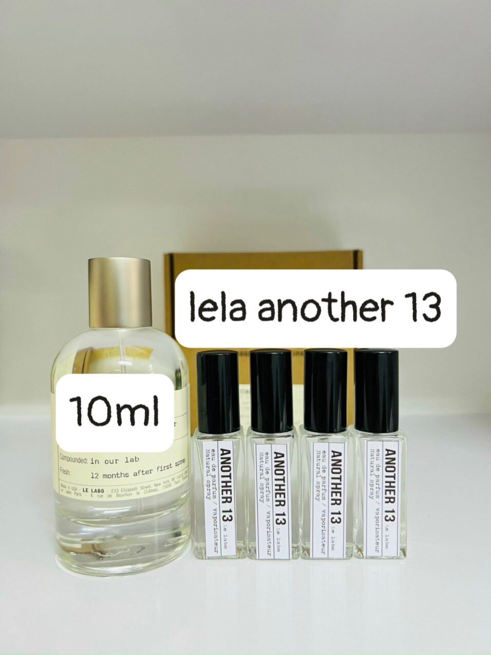 Chiết 10 ml nước hoa lela 13