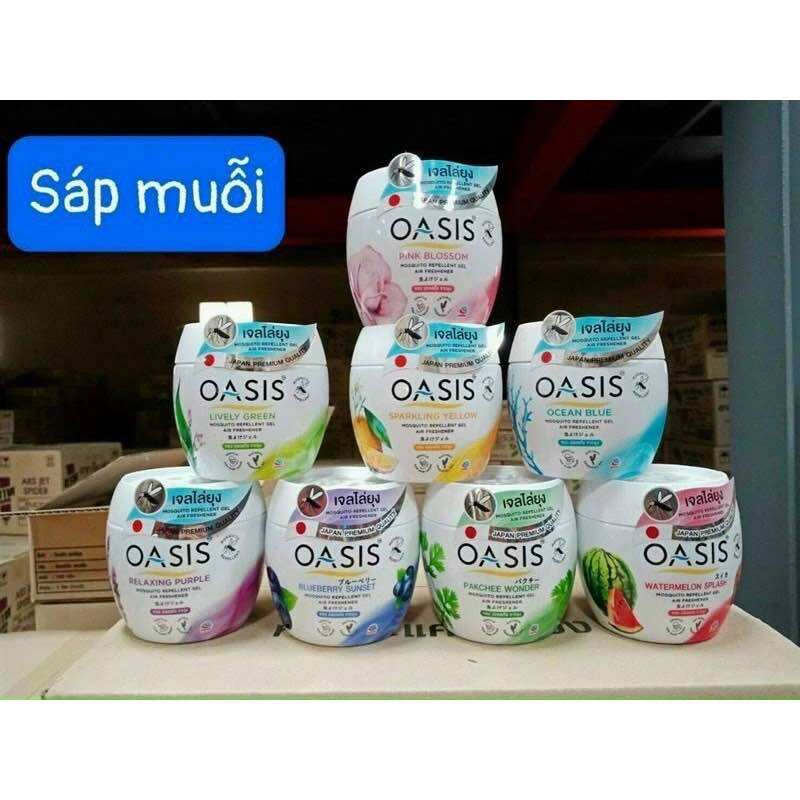 Sáp thơm đuỗi muỗi oasis thái lan 180 gram nhiều mùi hương