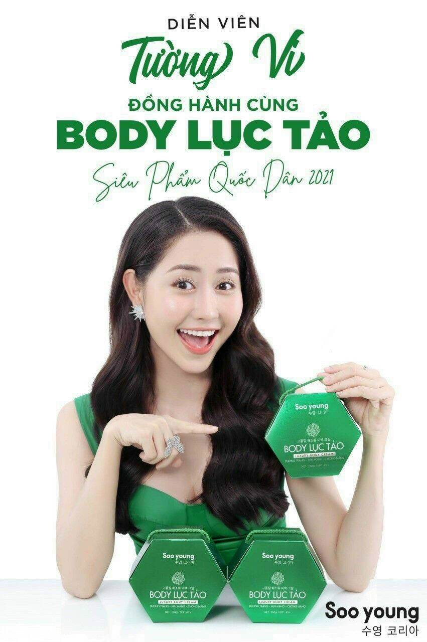 Kem Body Dưỡng Trắng Da Chống Nắng Tảo Lục Xanh Hàn Quốc