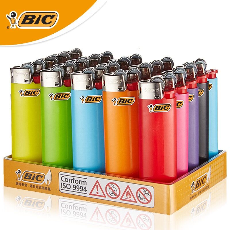 Combo (10cái tặng 1) Bật quẹt Bic size lớn J6 của Pháp ( hộp quẹt Bic J6)
