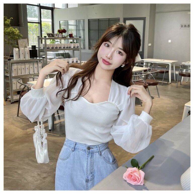 ÁO GÂN PHỐI VOAN TAY PHỒNG