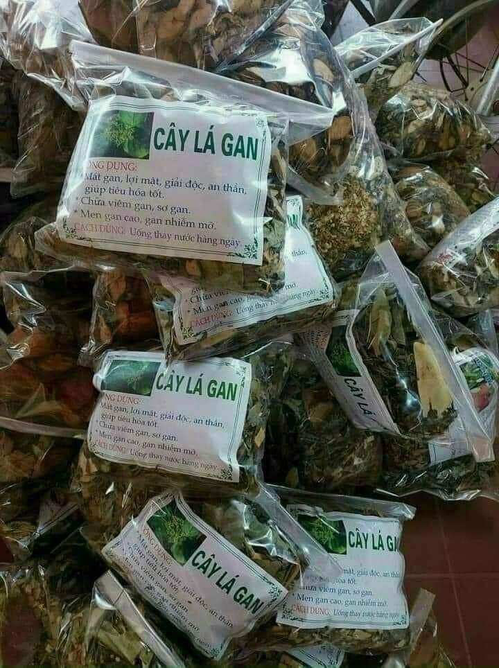 Cây Lá Gan khô .sạch (1kg) giúp mát  gan
