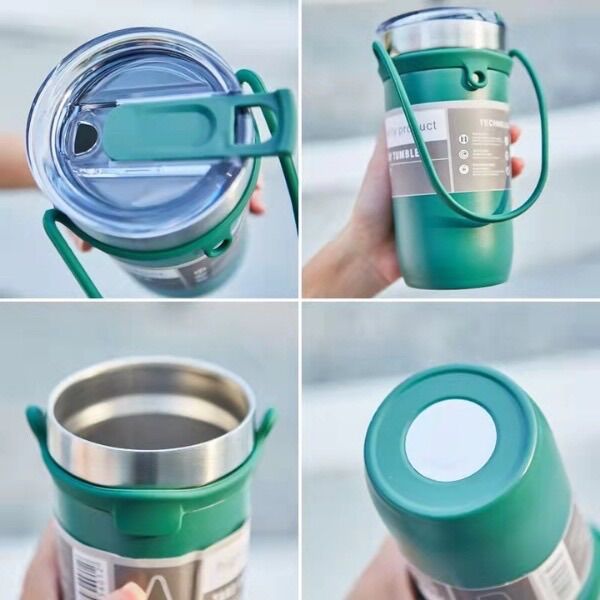 Ly Giữ Nhiệt TYESO cao cấp 710ml Kèm Ống Hút
