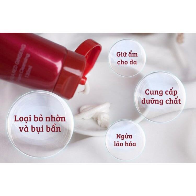 Sữa Rửa Mặt Hồng Sâm Đỏ My Gold 130ml