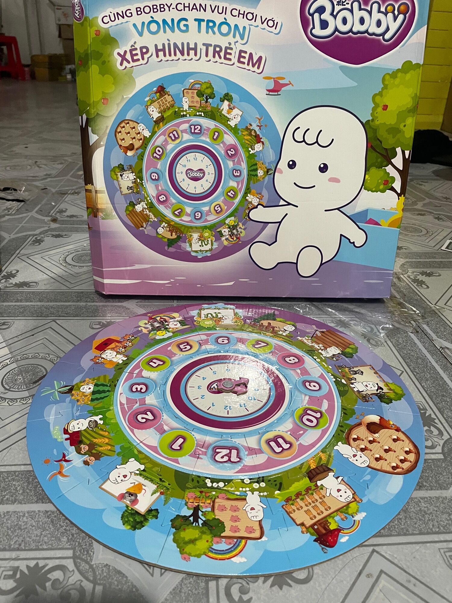 Đồ chơi đồng hồ lắp ghép- hkm bobby